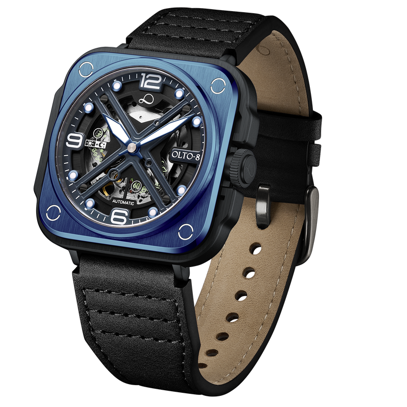 OLTO-8 IRON X Blue Mechanical Watch for Man