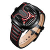 Atowak 手表 Atowak Ettore Drift 4-Arm Wandering Hour Black Red Watches