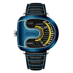 Atowak 手表 Atowak Ettore Drift 4-Arm Wandering Hour Navy Blue Watches