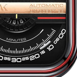 Atowak Window Pro Black-red Dial Classic Man's Automatic Watch-WATCHshopin