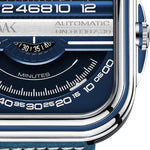 Atowak Window Pro Blue Dial Classic Man's Automatic Watch-WATCHshopin