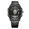 Binli 8602 Leather Automatic Innovative design Men's Watch-WATCHshopin