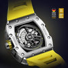 Bonest Gatti SuperSpeed Racing series watches 9903-Silver-Blue Bonest Gatti 9903 Rubber Man's Silver-Blue Automatic Watch