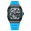 Bonest Gatti SuperSpeed Racing series watches Black-Blue Bonest Gatti Black-Blue Mechanical watches for Men, 9901-A6-10 Rubber