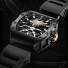 Bonest Gatti SuperSpeed Racing series watches Black Bonest Gatti 9904 Rubber Man's Black Automatic Watch