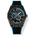 Bonest Gatti SuperSpeed Racing series watches Rubber Strap Bonest Gatti 8601 Black Automatic Watch
