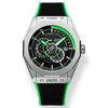 Bonest Gatti SuperSpeed Racing series watches Rubber Strap Bonest Gatti 8601 Green Automatic Watch