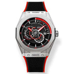 Bonest Gatti SuperSpeed Racing series watches Rubber Strap Bonest Gatti 8601 Red Automatic Watch