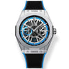 Bonest Gatti SuperSpeed Racing series watches Rubber Strap Bonest Gatti 9601 Blue Automatic Watch