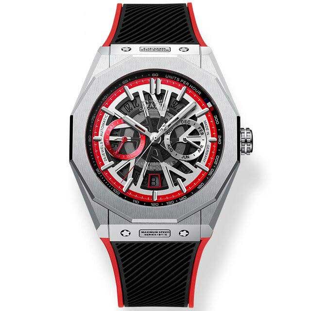 Bonest Gatti SuperSpeed Racing series watches Rubber Strap Bonest Gatti 9601 Red Automatic Watch