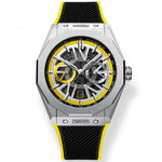 Bonest Gatti SuperSpeed Racing series watches Rubber Strap Bonest Gatti 9601 Yellow Automatic Watch