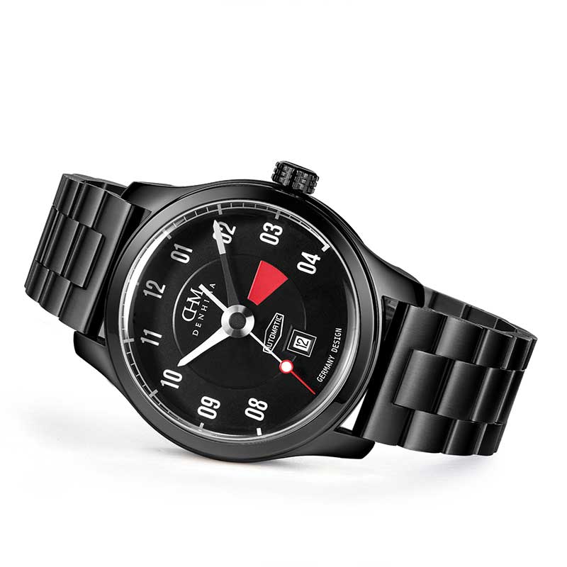 Denhima Fashion Retro Design Steel Watchband Man's Automatic Watch-WATCHshopin