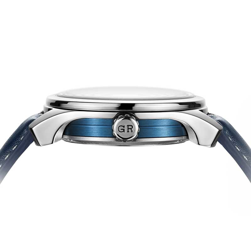 Denhima Fahion Blue Denhima Fabulous Design Leather Starps Man's Automatic Watch