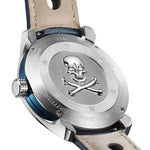 Denhima Fahion Blue Denhima Fabulous Design Leather Starps Man's Automatic Watch