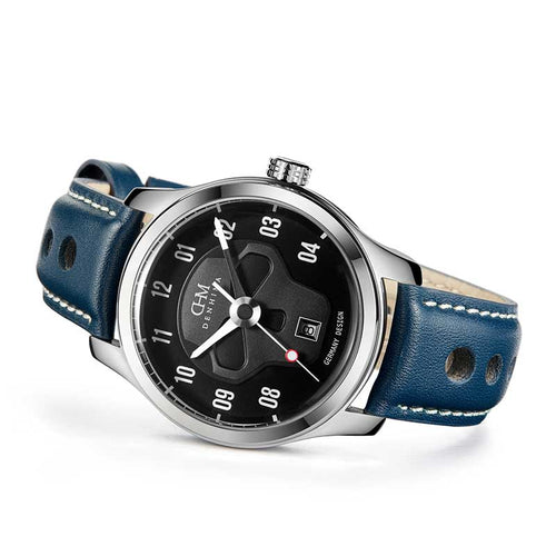 Denhima Fabulous Design Leather Starps Man's Automatic Watch-WATCHshopin