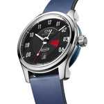 Denhima Fahion Denhima Fashion Retro Design Man's  Blue Automatic Watch