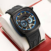 Gatti Racing Bonest Gatti 6601 Leather Man's  Dark-Blue Automatic Watch