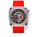 Gatti Racing Bonest Gatti 6601 Leather Man's  Red Automatic Watch