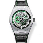 Gatti Racing Leather Strap Bonest Gatti 7601  Man's Green Automatic Watch