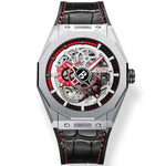 Gatti Racing Leather Strap Bonest Gatti 7601  Man's Red Automatic Watch