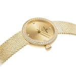 KING CHARLES Female Gold Swiss Quartz Watch-WATCHshopin