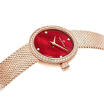 KING CHARLES Female Red Swiss Quartz Watch-WATCHshopin