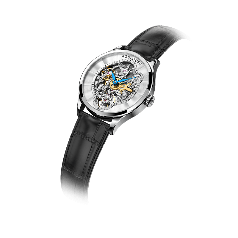 WATCHshopin Agelocer Schwarzwald Series Ladies Black Mechanical Watches