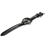 BINLI Leather Strap Automatic Mechanical Watch Calendar Waterproof Watch-WATCHshopin