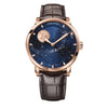 WATCHshopin Rose-gold Agelocer Astronomer Series II Leather Men's Mechanical Watch