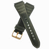 Gray Leather Strap With Gray Stitching-WATCHshopin